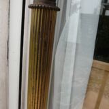 1950s tripod floor lamp in brass and gilded bronze