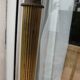 1950s tripod floor lamp in brass and gilded bronze