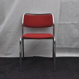 Chaise scandinave chrome, vintage