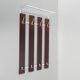 Vintage wall coat rack with 8 hooks and hat shelf