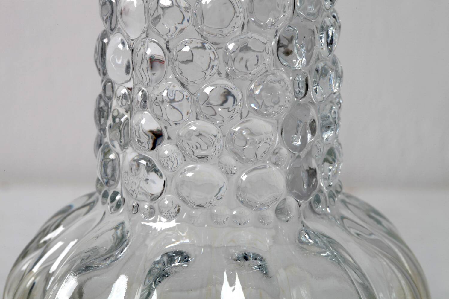 Pressed Glass Vase: Pavel Panek Design, Czech Republic / 1972