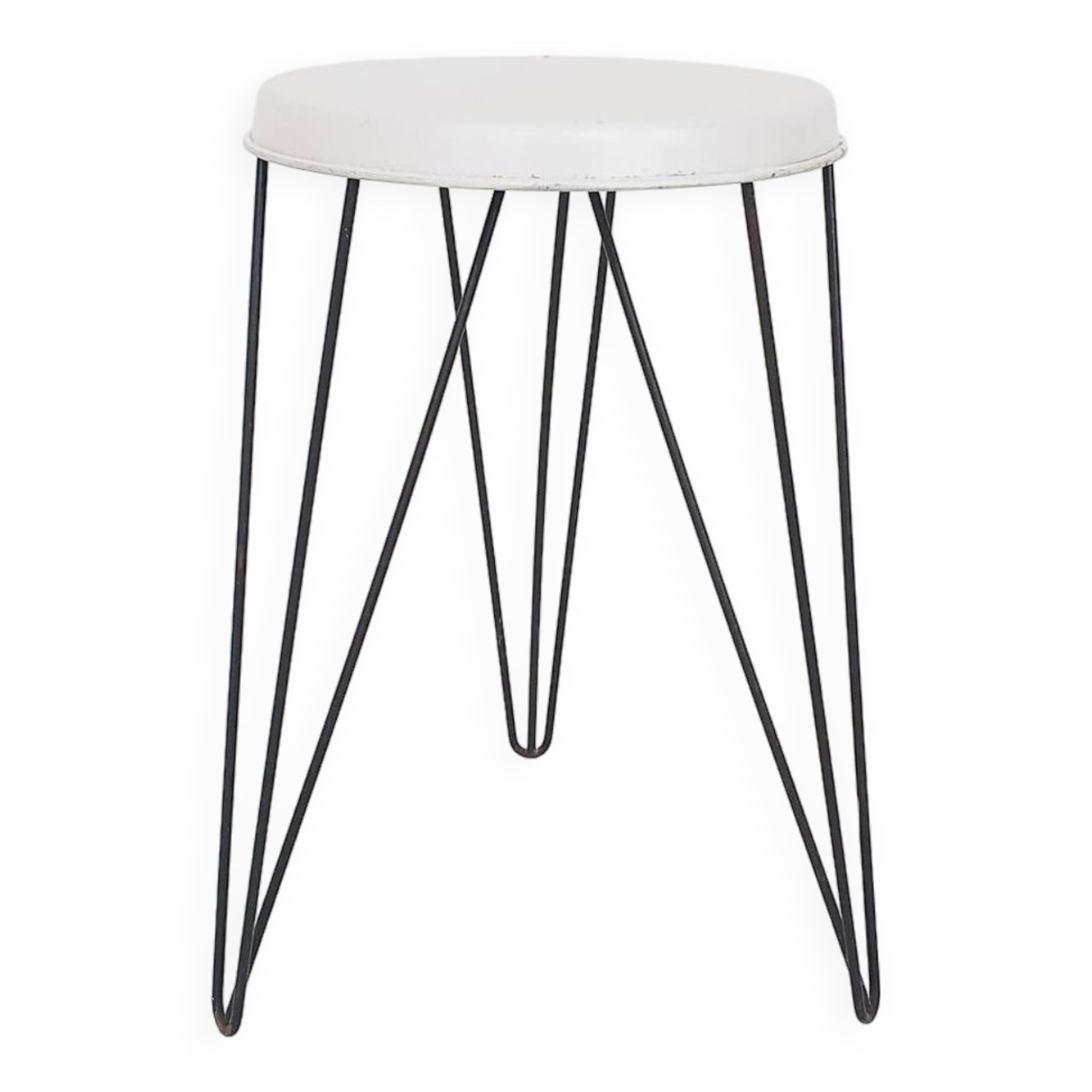 Tjerk Reijenga for Pilastro metal stool, The Netherlands 1966