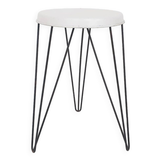 Tabouret en métal par Tjerk Reijenga pour Pilastro, Pays-Bas 1966