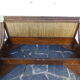 Lit double bambou et rotin années 80