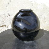 Glass vase signed Christian Tortu