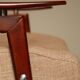 Vintage armchair design by J. Smidek mid century modern design chair tissu beige