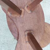 Pair of Scandinavian bean-shaped stools