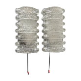Lot 2 old vintage Limburg wall lamps
