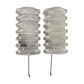 Lot 2 old vintage Limburg wall lamps