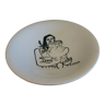 Assiette en ceramique signee fernand leger