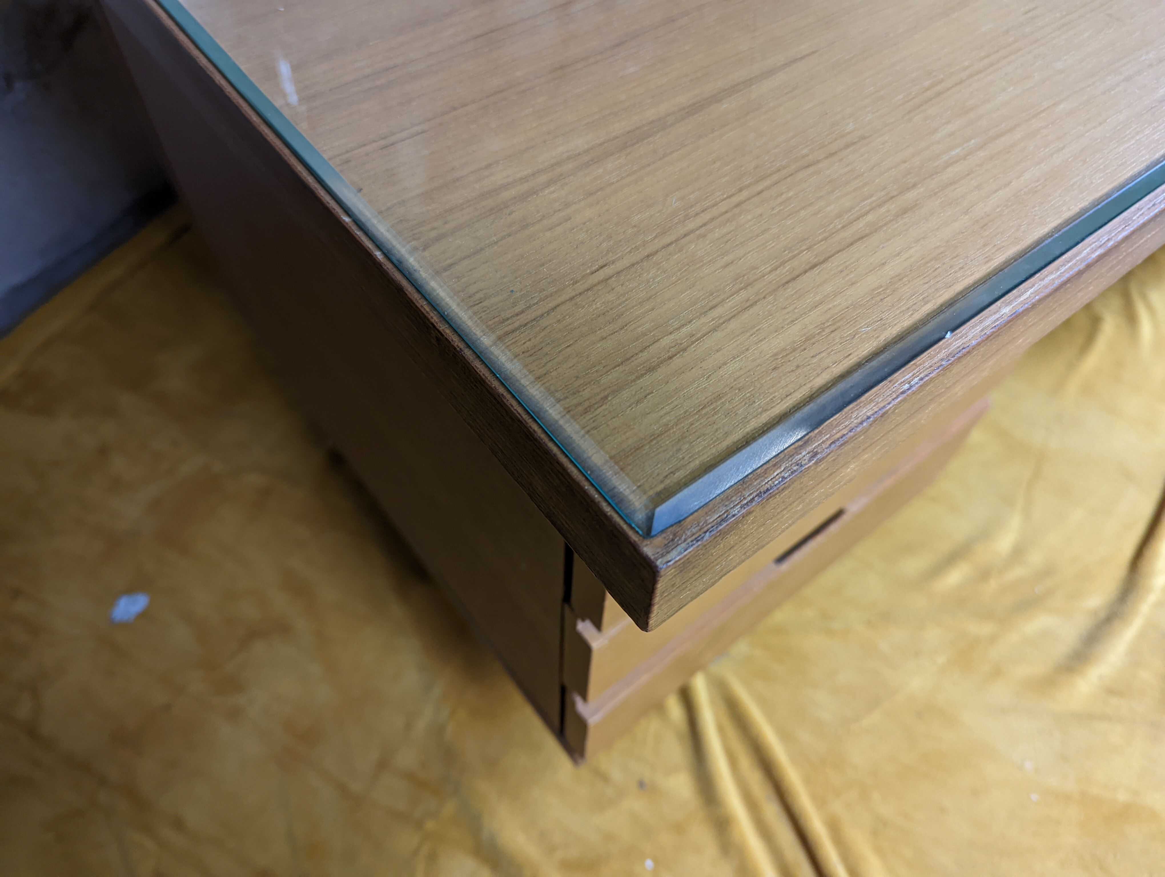 Minvielle desk in mahogany pierre guariche
