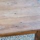 Oak farmhouse coffee table with spindle legs and one drawer, late 19th century