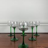 Set of 6 Alsace wine glasses
