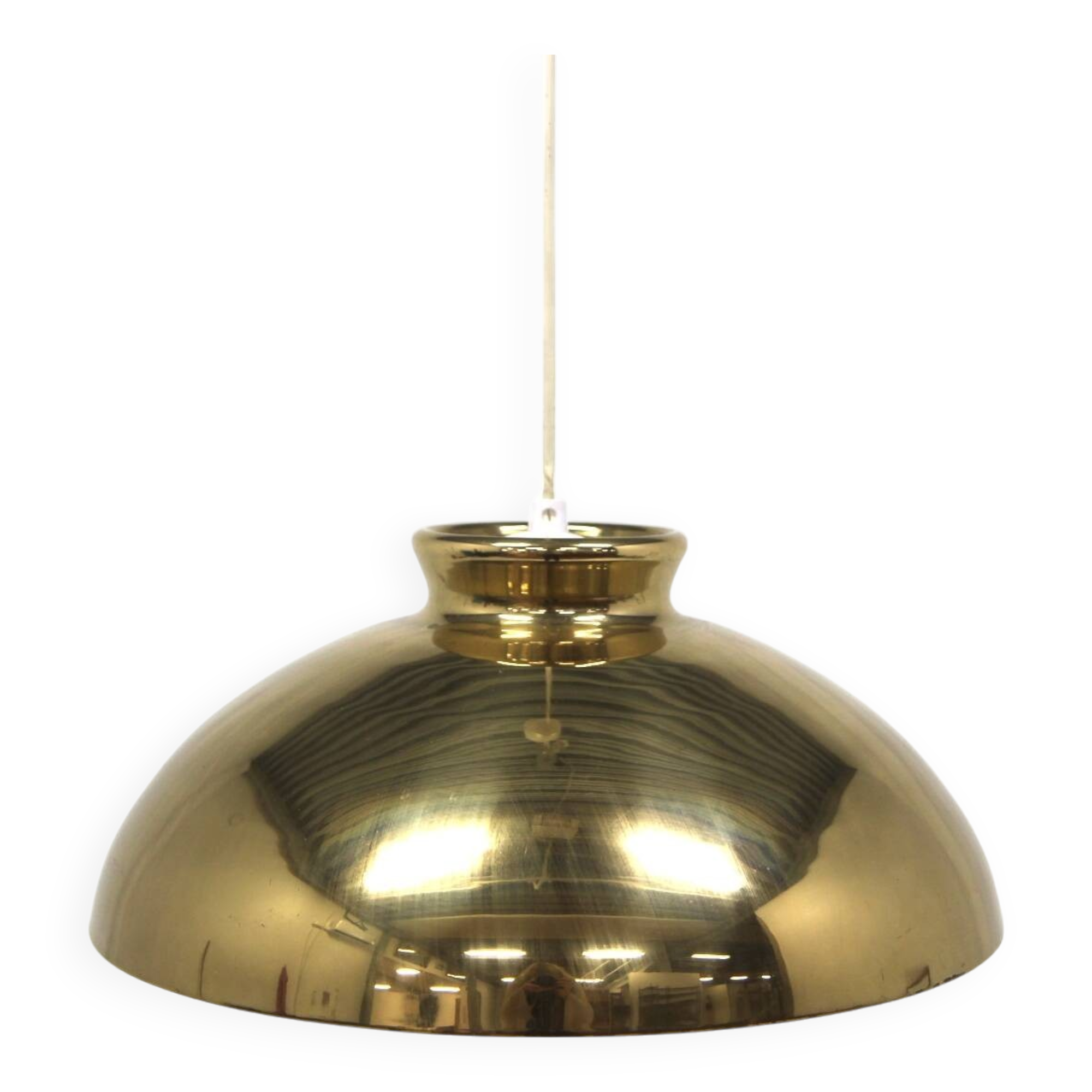 Metal pendant light, Sweden, 1970