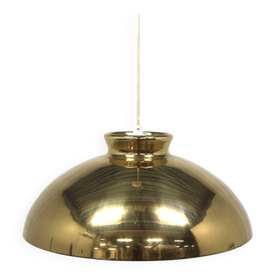 Suspension en métal doré, Suède 1970