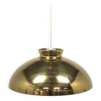 Metal pendant light, Sweden, 1970