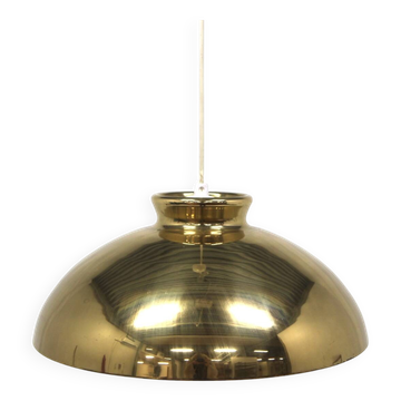 Metal pendant light, Sweden, 1970