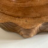 Massive elm log tray Japan 1970