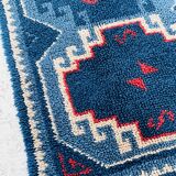 Tapis vintage Bleu