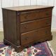Late 19th century English oak chest of drawers