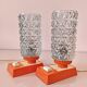 lampes vintage Mid Century Massive 1970 globes pointes de diamant