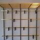 Wall-mounred brass and metal coat and hat rack, 1960s