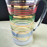 Water carafe, vintage pitcher from the 50s
