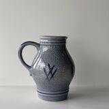 West Germany blue carafe H19.5