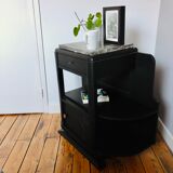 Black Art Deco Bedside