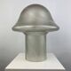 Large mushroom table lamp in clear swirling glass by Peill and Putzler XL 1970