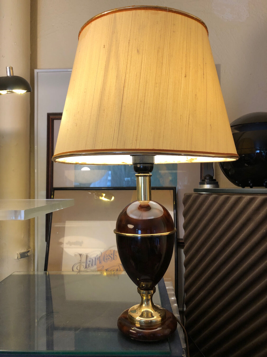 Beautiful brass lamp base