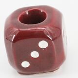 Ceramic dump candlestick