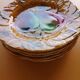 Set of 6 barbotine plates Digoin Sarreguemines from the 1950s-60s.