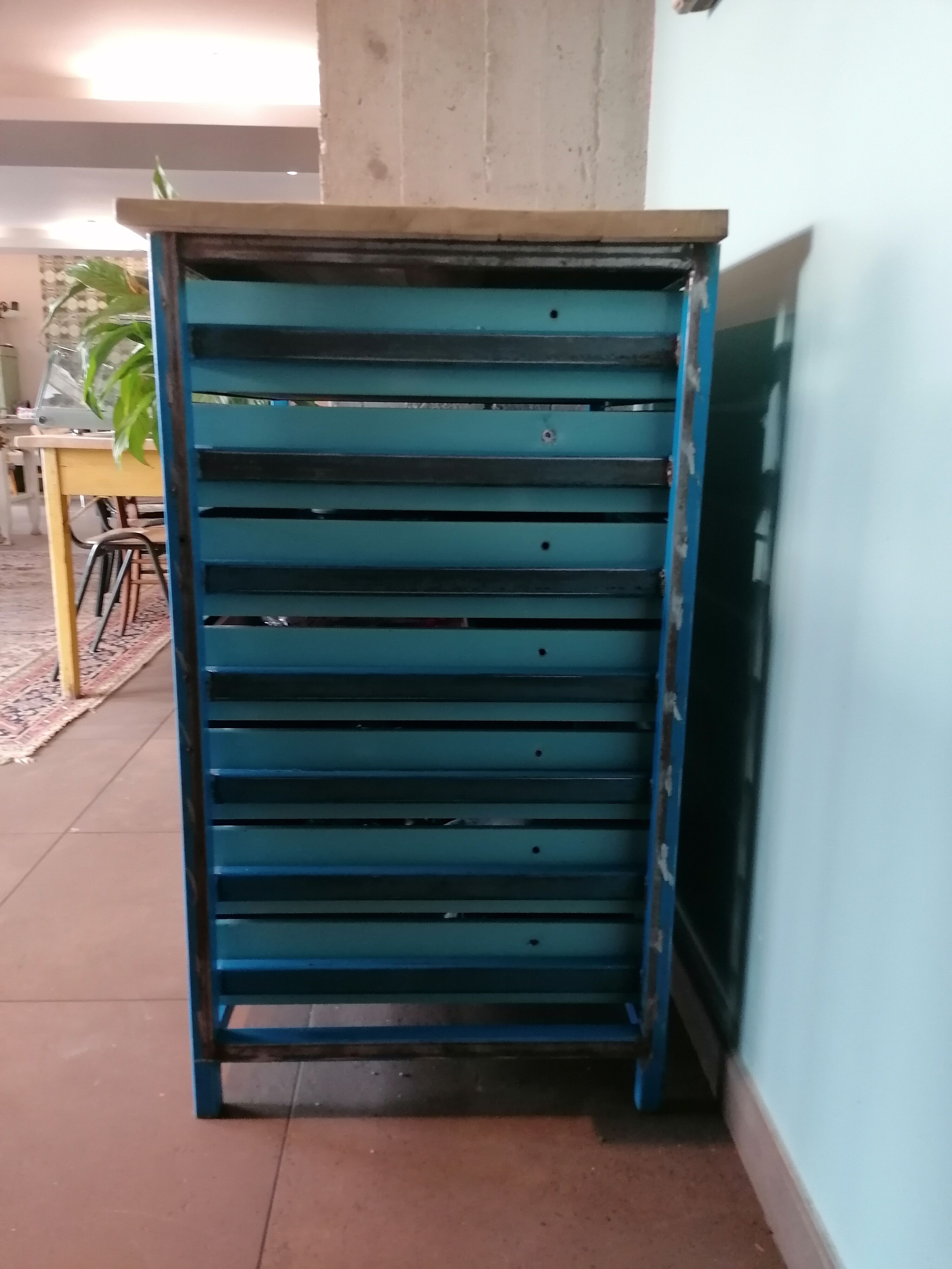 Vintage workshop service, old garage maid