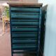 Vintage workshop service, old garage maid