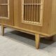 Wardrobe in bamboo and oak from the 1960s