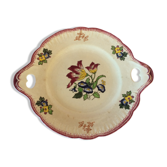 Longwy earthenware cake dish