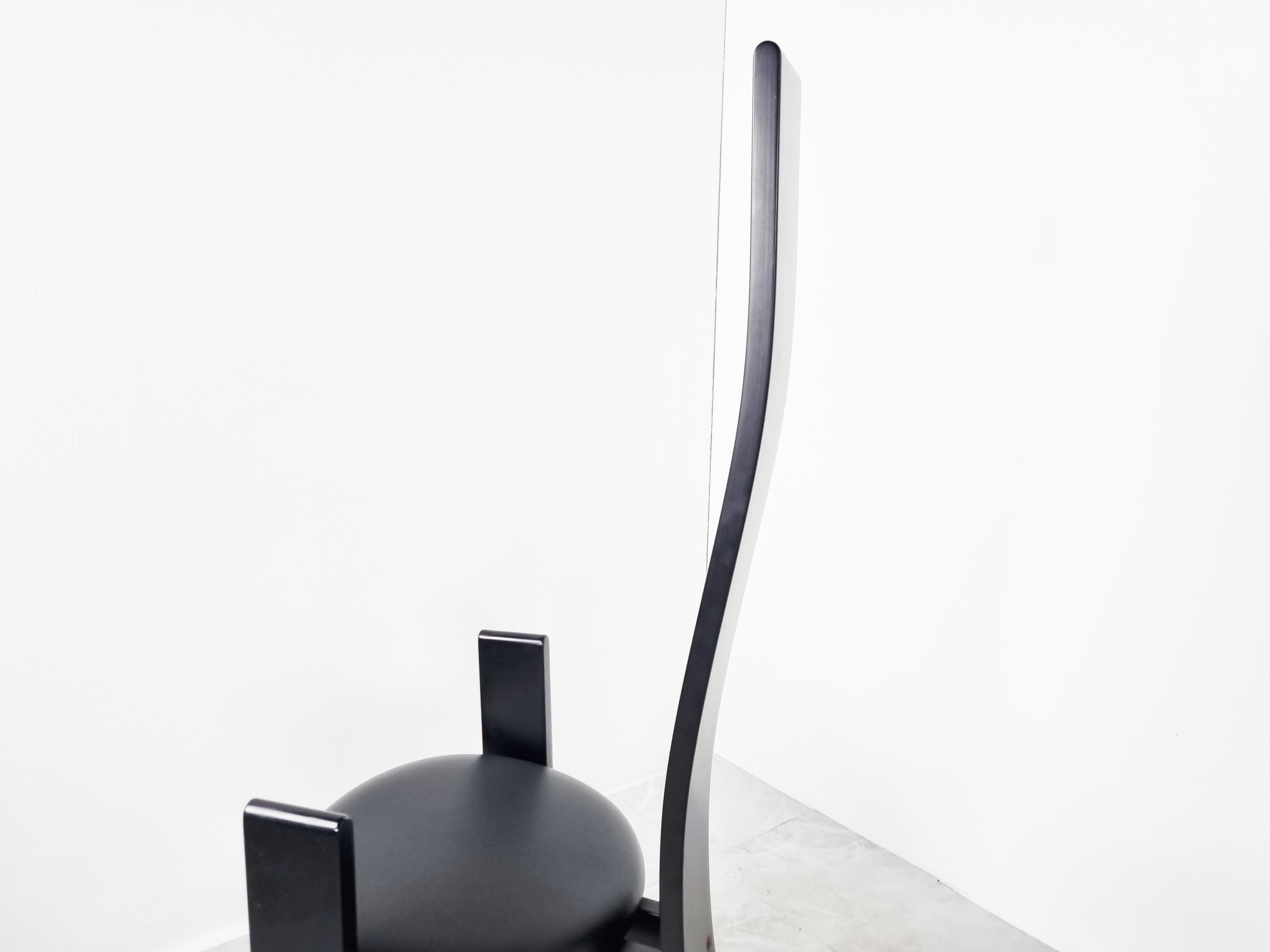 Golem chairs by Vico Magistretti, set of 8, 1970s