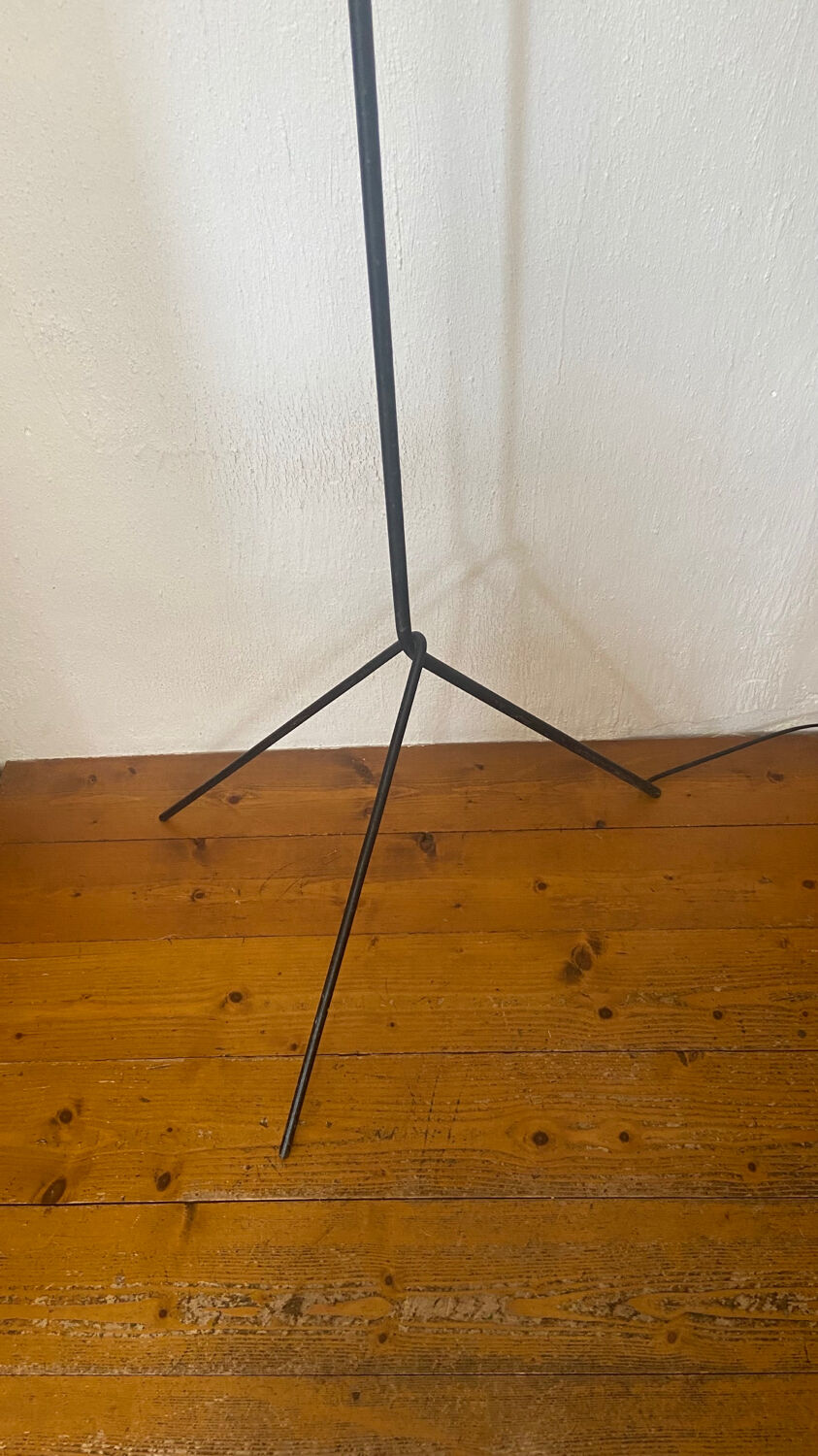 Vintage tripod floor lamp 1950