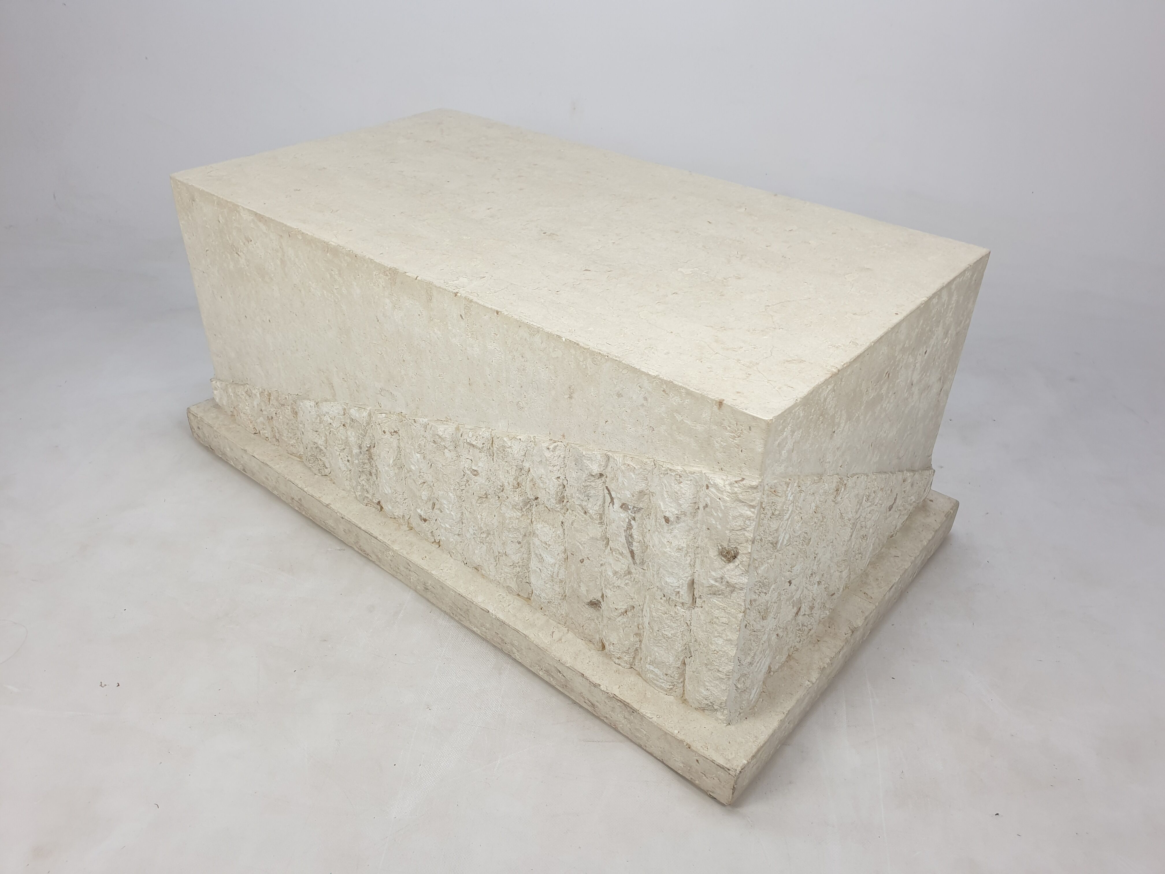 Magnussen Ponte Mactan Stone Coffee Table, 1980s