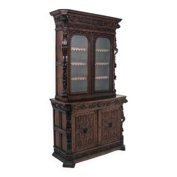 Carved sideboard, France, around 1880.