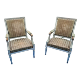Pair of Faiteuil Louis XVI style