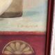 Oil on canvas Flowers and shells F. De Villeneuve