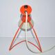 Napako Mid-Century Red and White Table Lamp, Josef Hurka, 1950s