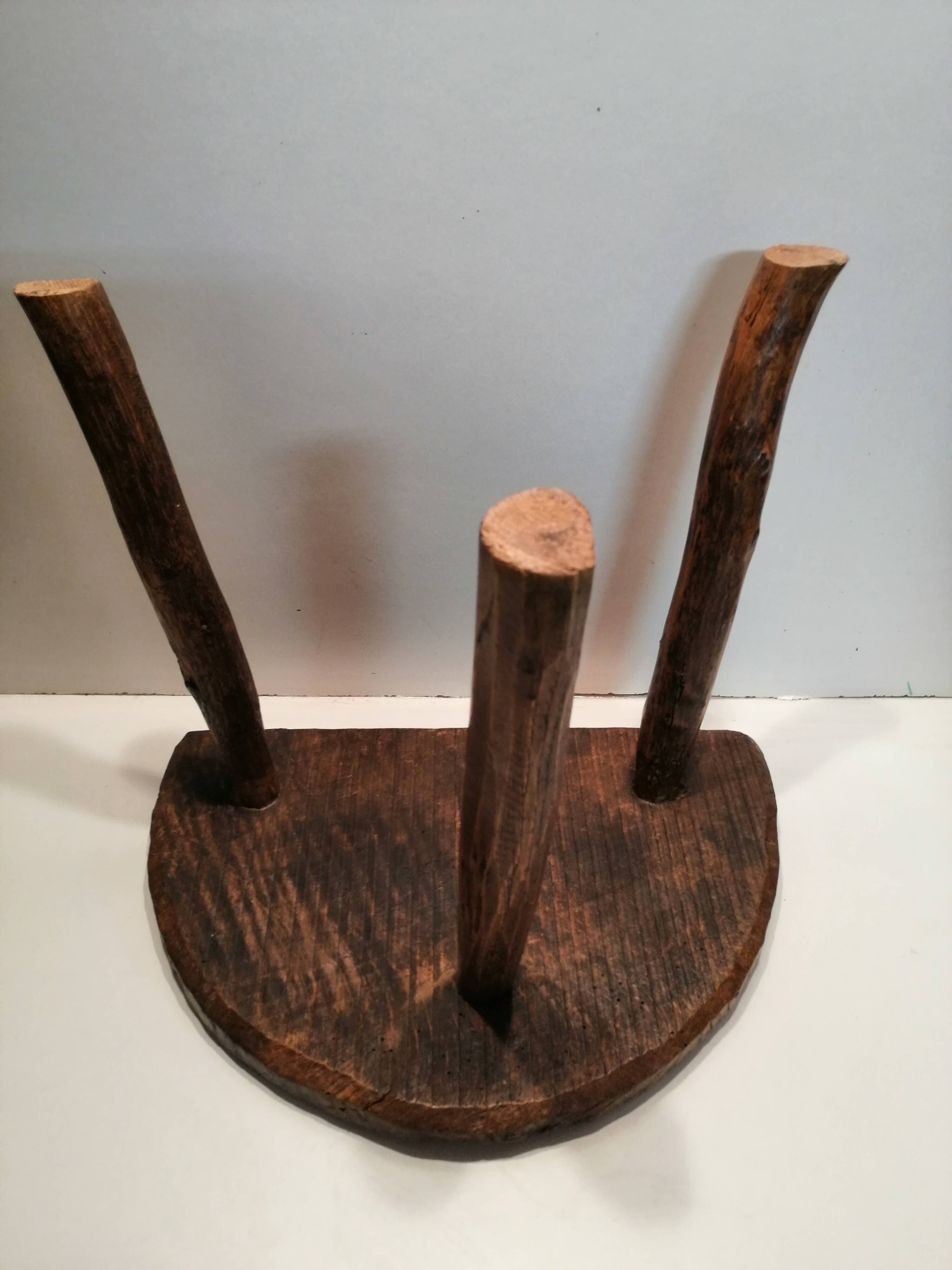 Tripod stool said of milking