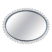 Oval Sun Mirror Mid Century Modern Josef Frank 1960s
