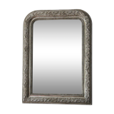 Antique silver mirror 62x82cm