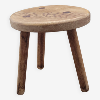 Cowhide egg tripod stool