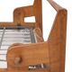 Antique folding daybed by Guillerme and Chambron