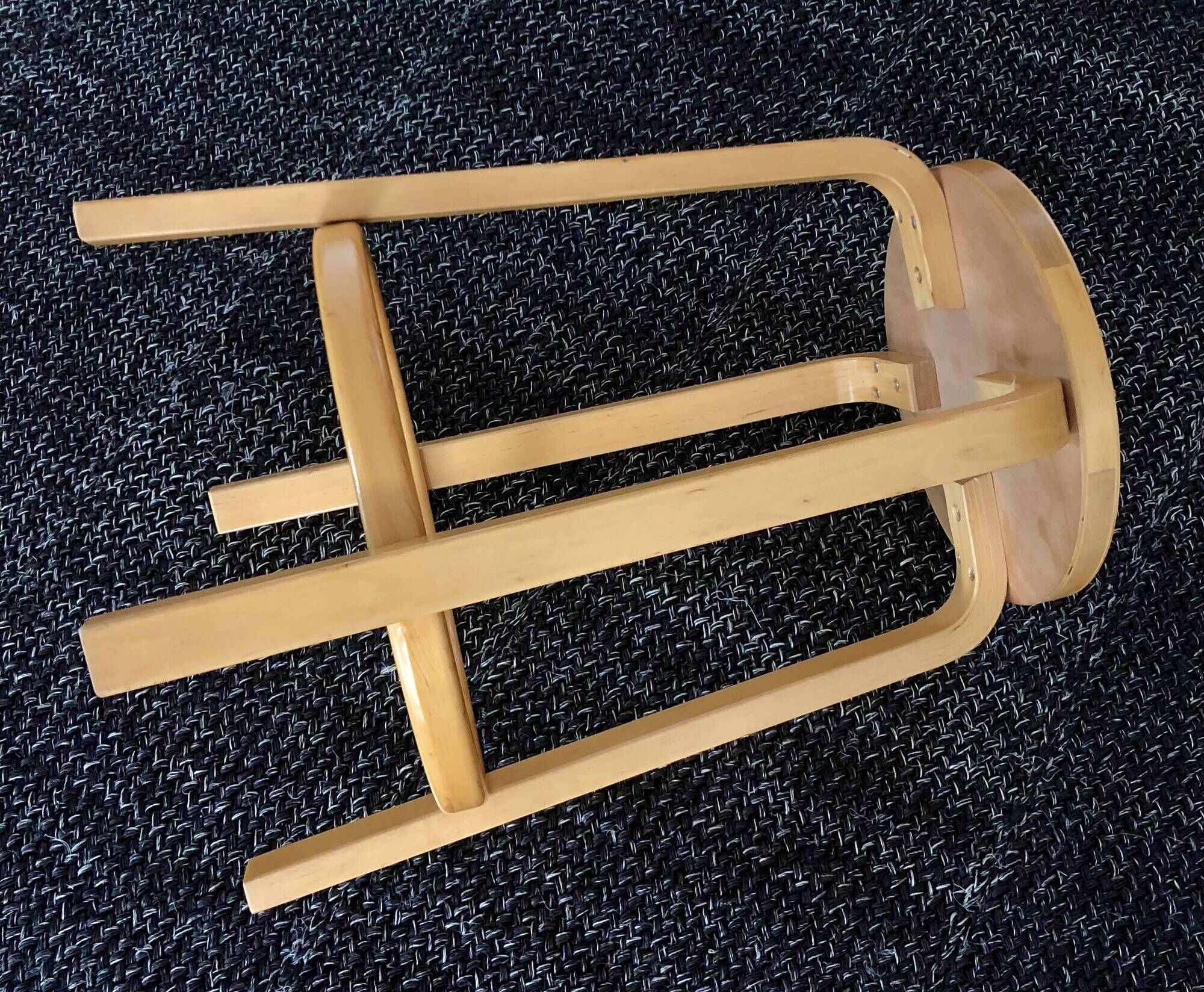 Bar stool 64 by Alvar Aalto for Artek, Finland 1980s